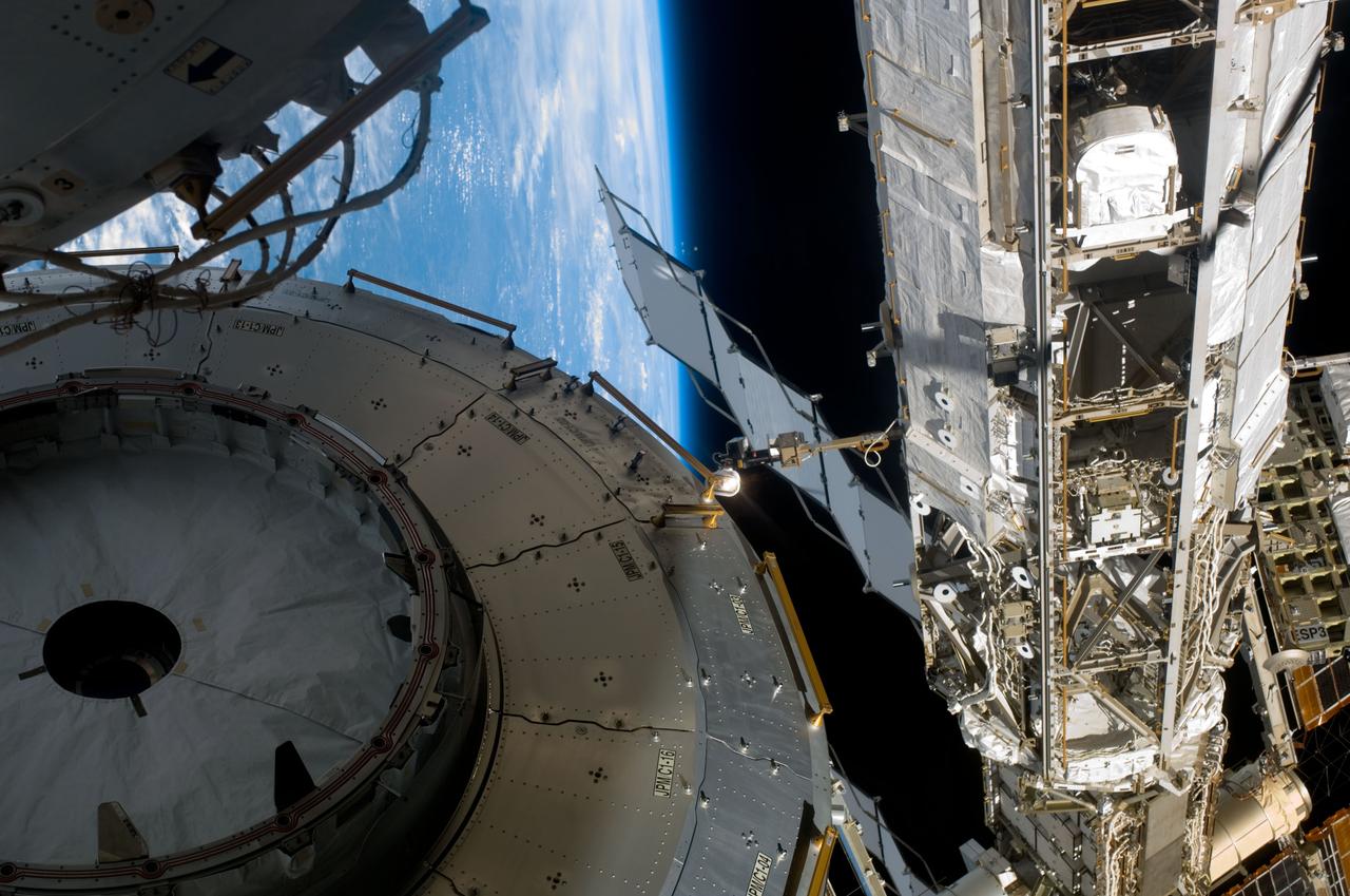 Kibo moving to docking with Node 2 CBM