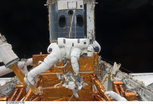 NASA image: STS-125 MS5 Feustel during EVA1
