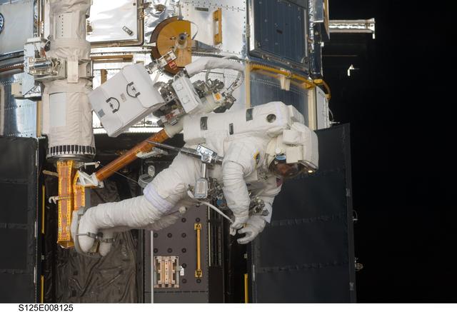 NASA image: STS-125 MS5 Feustel during EVA3