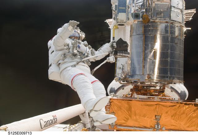 NASA image: STS-125 MS3 Grunsfeld during EVA5