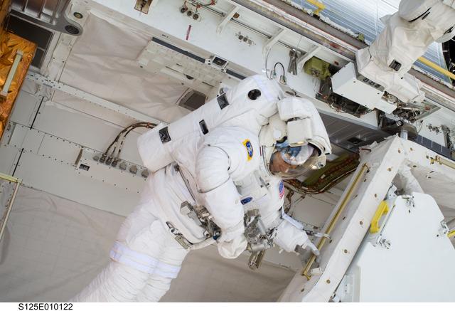NASA image: STS-125 MS5 Feustel during EVA5