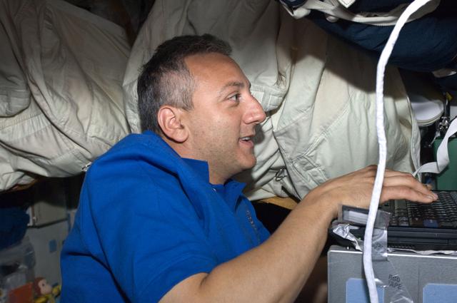 NASA image: View of MS Mike Massimino on the Middeck