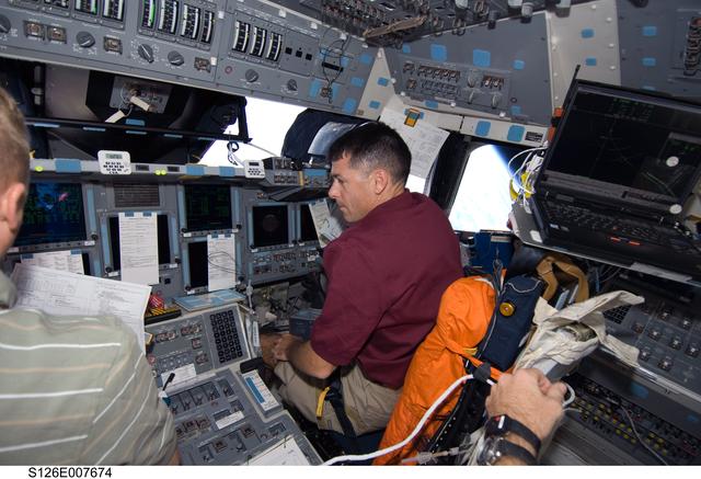 NASA image: Boe and Kimbrough on FD during Rendezvous and Docking OPS