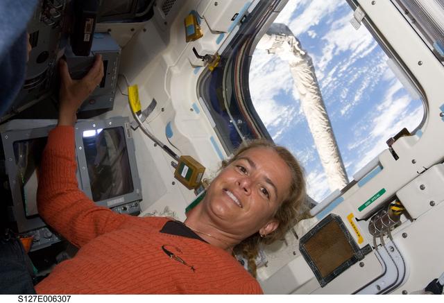 NASA image: Payette during Port Wing Survey on the Space Shuttle Endeavour during the STS-127 Mission