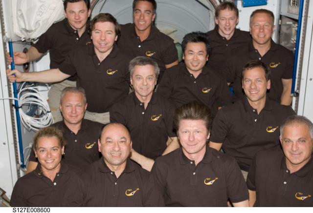 NASA image: STS-127 and Expedition 20 Group Portrait taken during Joint Operations