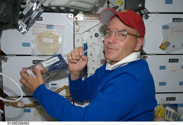 NASA image: Sturckow on Middeck (MDDK)