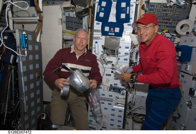 NASA image: Forrester and Sturckow on MDDK