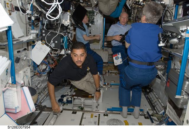 NASA image: Crew in US Laboratory Destiny