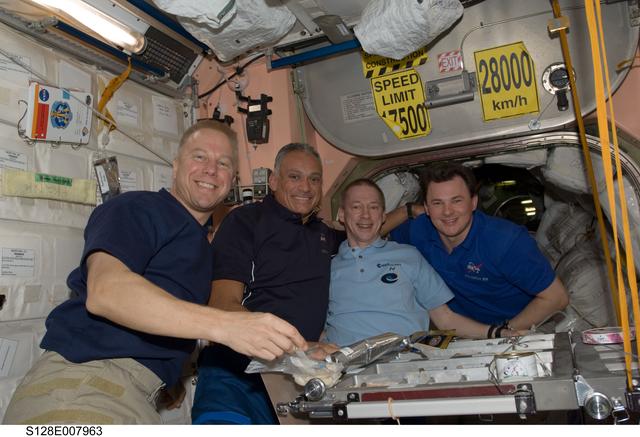 NASA image: Crew Meal in Node 1 Unity