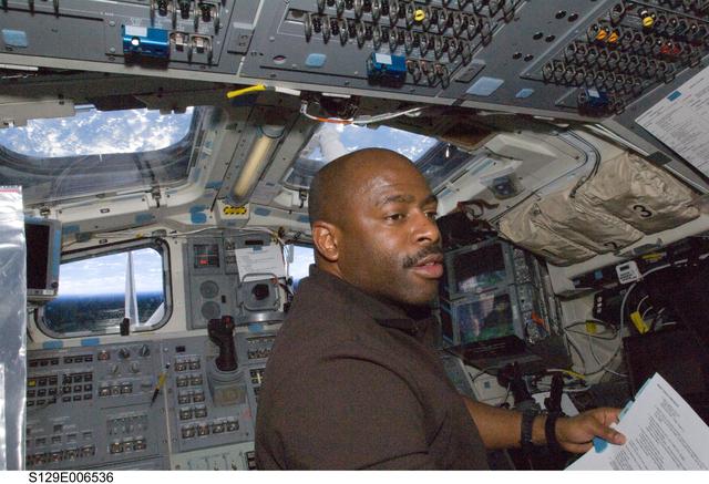 NASA image: View of MS1 Melvin working on the FD