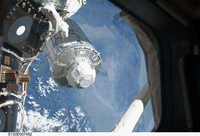 NASA image: Node 3 Transfer to ISS during EVA 1