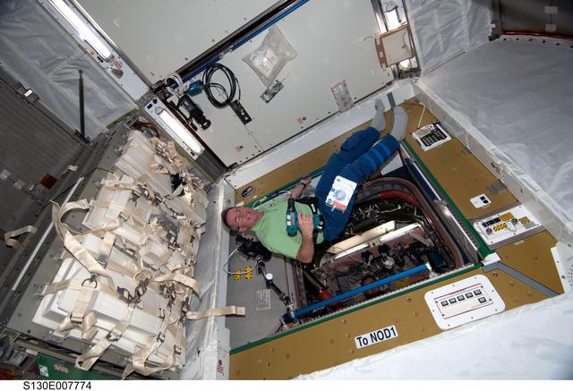 NASA image: Robinson in Node 3