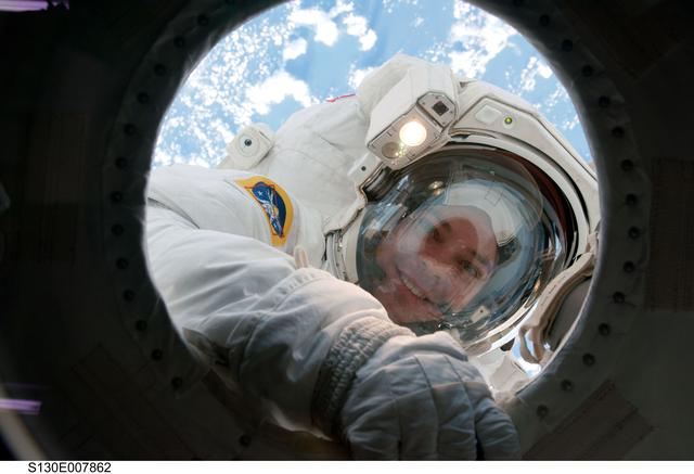 NASA image: Behnken during EVA 2