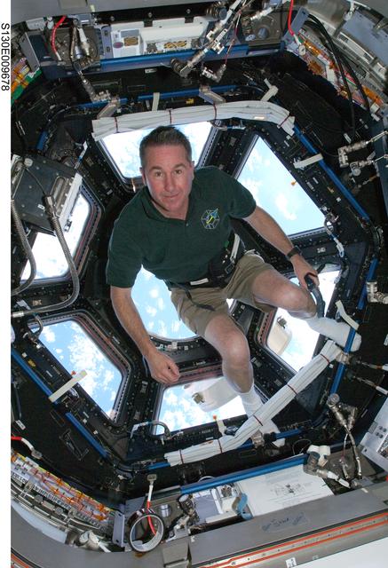 NASA image: Robinson in the Cupola