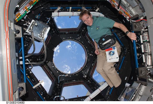 NASA image: Hire in the Cupola