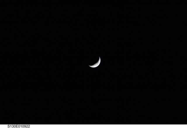 NASA image: Lunar Observations taken by the STS-130 Crew