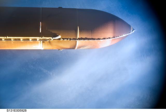 NASA image: External Tank after Separation from Discovery