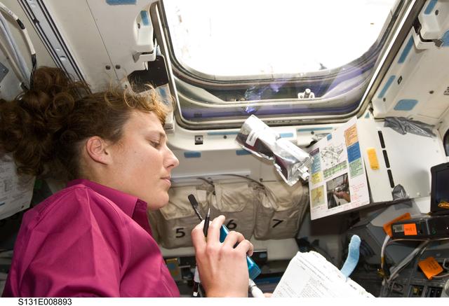 NASA image: STS-131 EVA 2 IVA Support