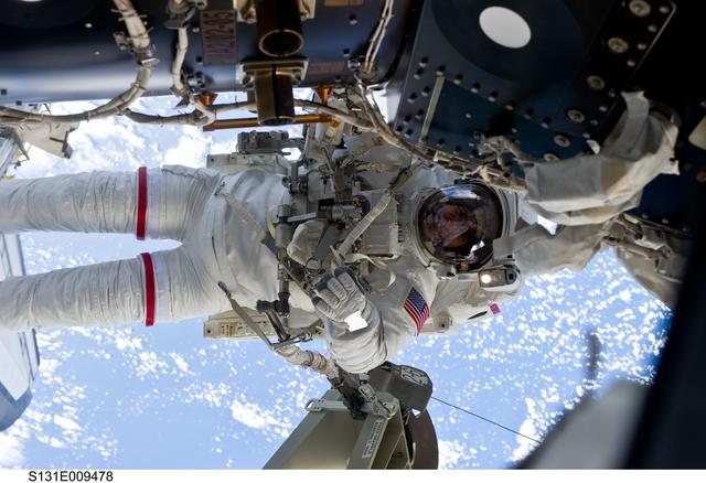 NASA image: Mastracchio on PMA-2