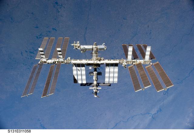 NASA image: ISS Flyaround