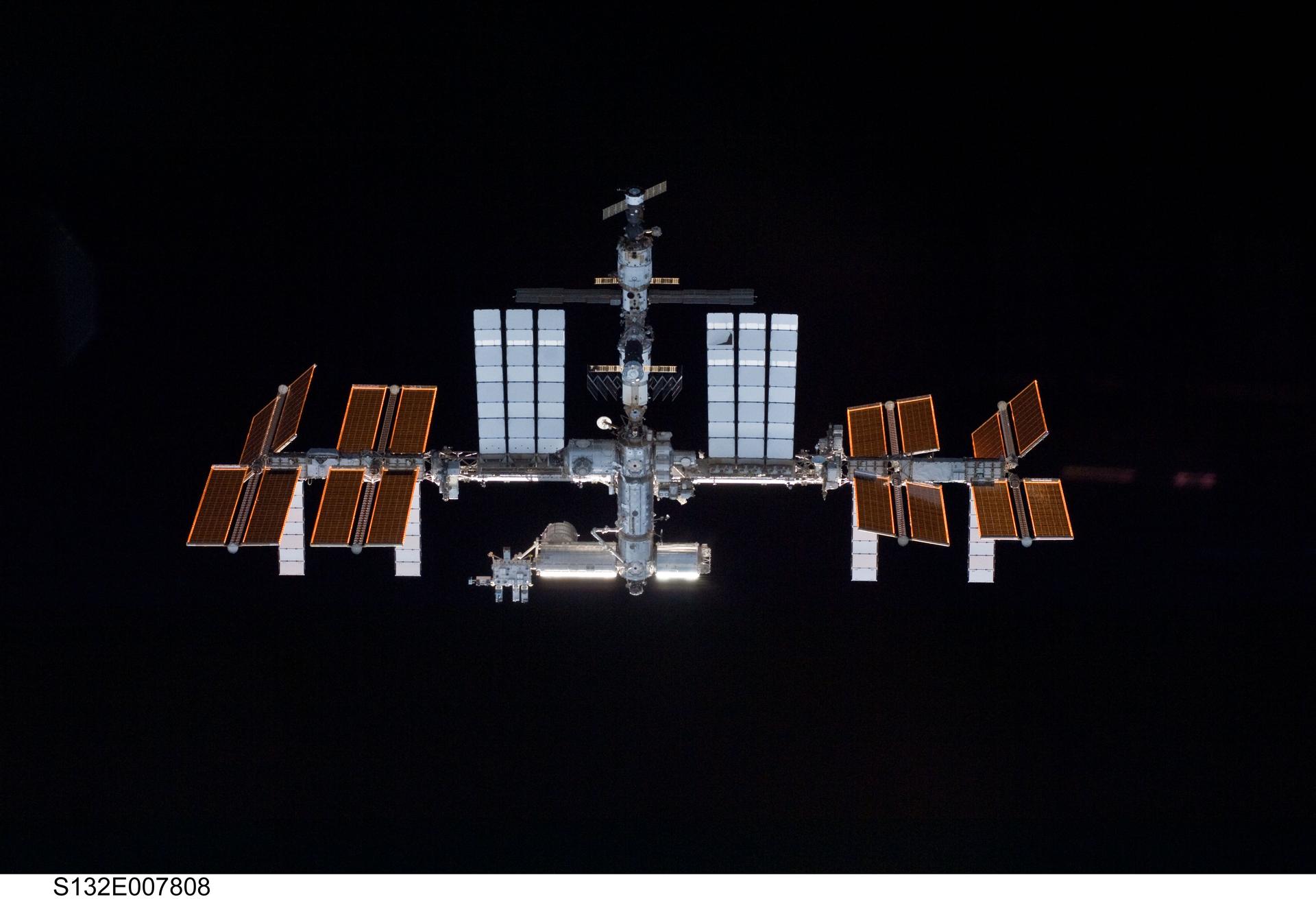 ISS during STS-132 Approach