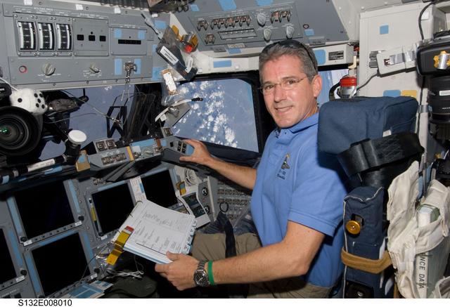 NASA image: Good in the FWD FD on Space Shuttle Atlantis during STS-132