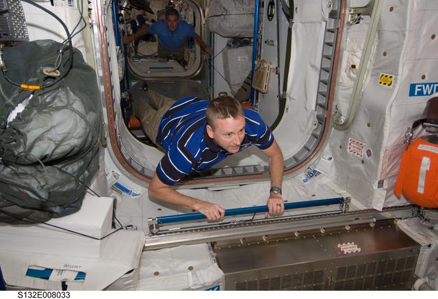 NASA image: Ham in the European Columbus Laboratory during Joint Operations