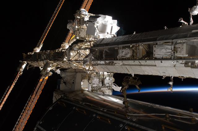 NASA image: View of STS-134 Crew Members during EVA-1