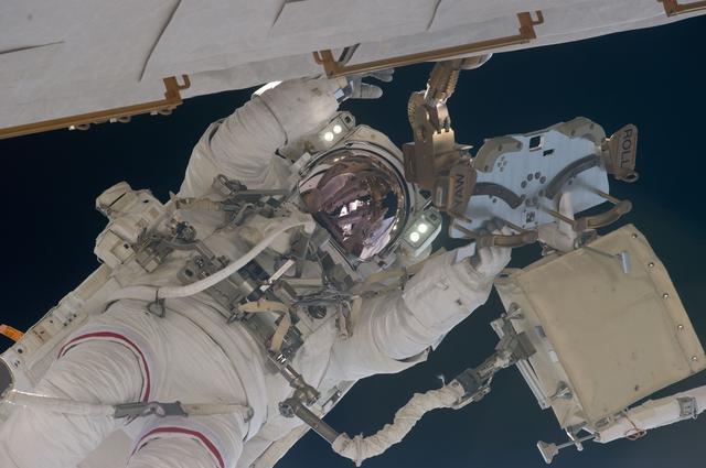 NASA image: View of STS-134 MS Feustel during EVA-2