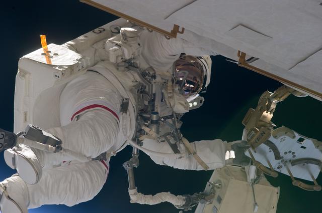 NASA image: View of STS-134 MS Feustel during EVA-2