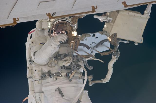 NASA image: View of STS-134 MS Feustel during EVA-2