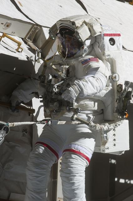 NASA image: View of STS-134 MS Feustel during EVA-3