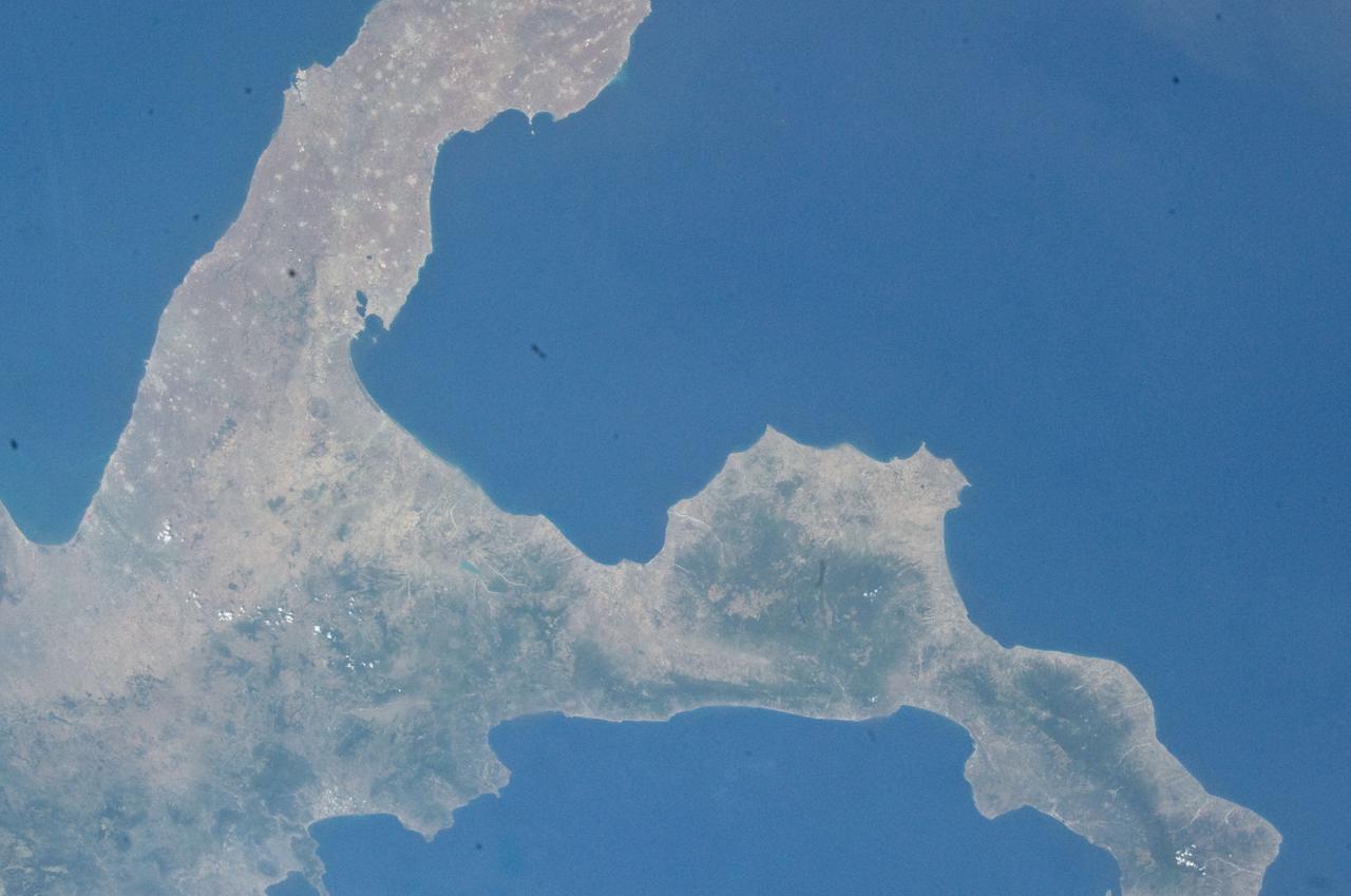 S135-E-006265 (9 July 2011) --- A nadir view from the Earth-orbiting space shuttle Atlantis, photographed by one of four STS-135 crewmembers, shows the southernmost part of Italy, referred to as the "boot." The astronauts were on the mission's second day of activity in Earth orbit, and the eve of docking day with the International Space Station. Photo credit: NASA