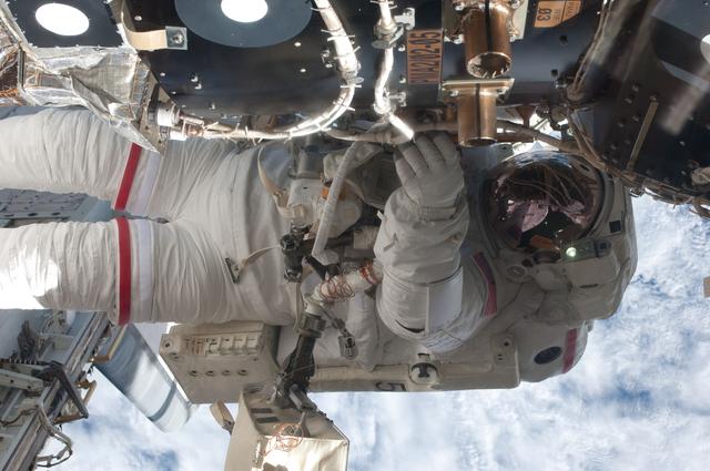 NASA image: Fossum during EVA 1