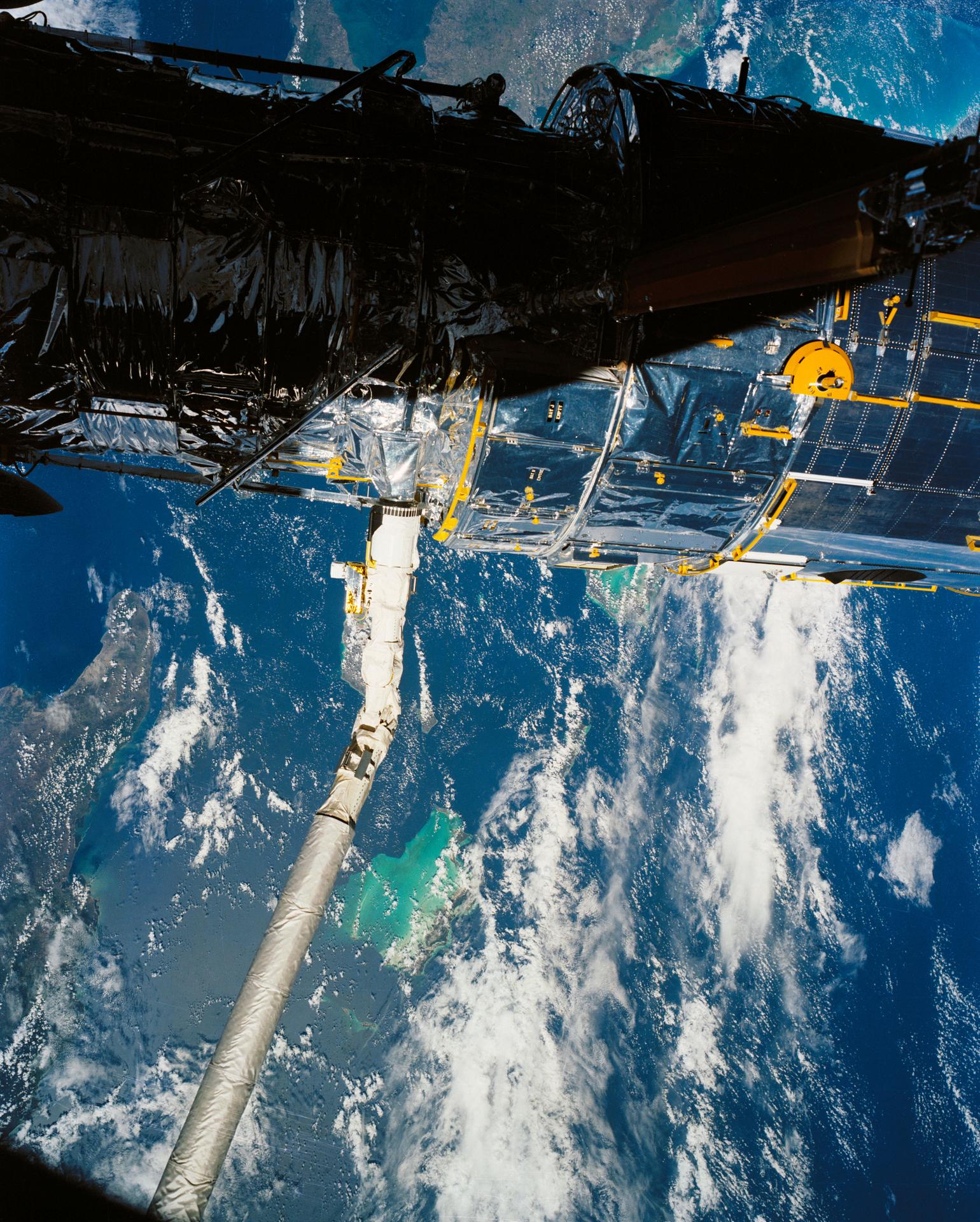 Hubble Space Telescope Deploy, Eastern Cuba, Haiti
