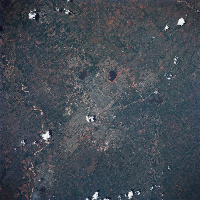 NASA image: Oklahoma City, Canadian River, OK, USA