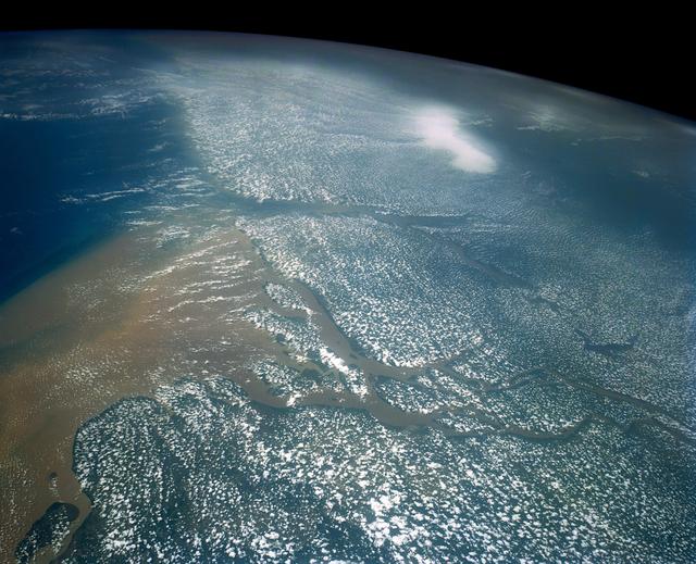 NASA image: Mouths of the Amazon River, Brazil, South America