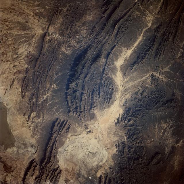 NASA image: Flash Flood Trail near Parras, Coahuila, Mexico