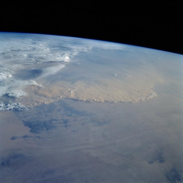 NASA image: Dust Storm, Sahara Desert, Algeria/Niger Border, Africa