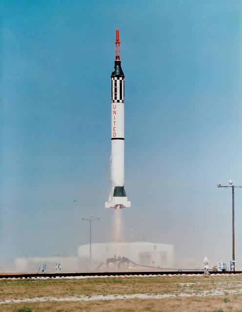 NASA image: Launch of Mercury-Redstone vehicle 2 on Jan. 21, 1961