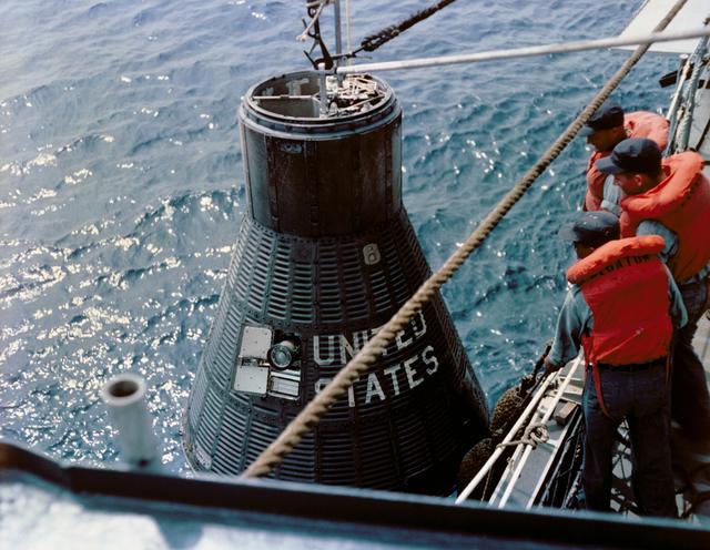 NASA image: Recovery of the Mercury-Atlas 4