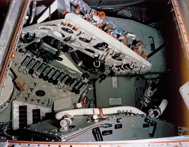 NASA image: View of Mercury Spacecraft instrument control panels