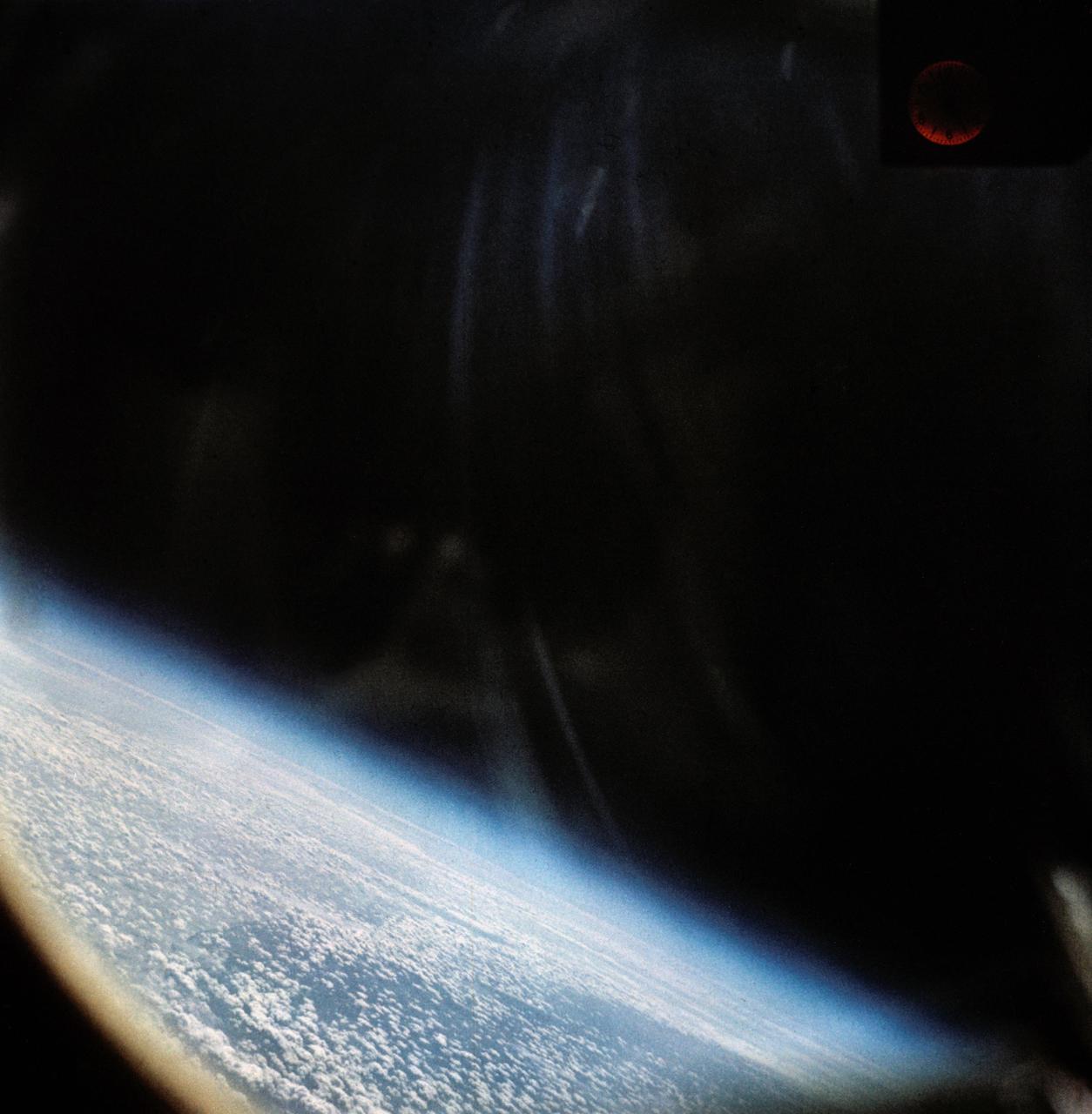 S61-04669 (31 Jan. 1961) --- Earth view from the Mercury Redstone 2 (MR-2) spacecraft. Photo credit: NASA