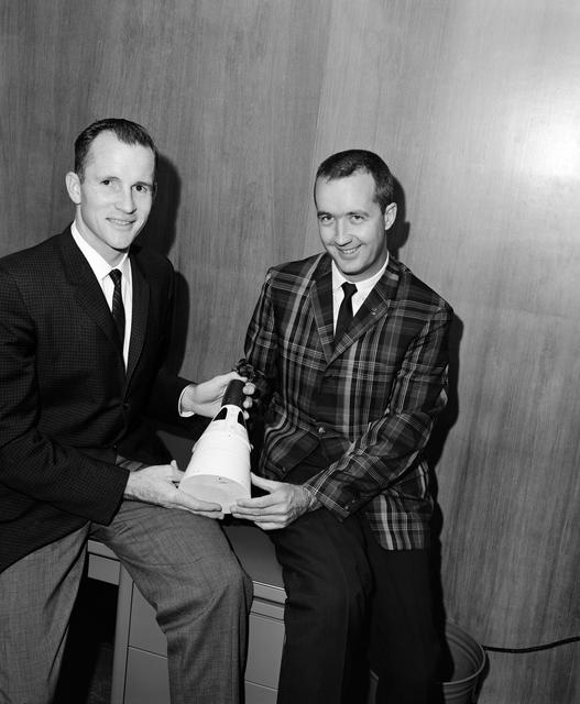 NASA image: Portrait - Astronauts Edward White and James McDivitt