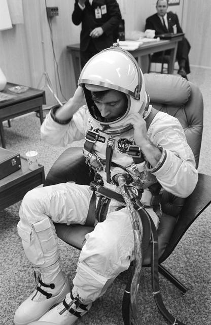 NASA image: SUITED UP - ASTRONAUT JOHN W. YOUNG - MISC.