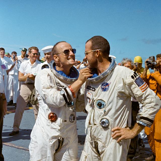 NASA image: GT-5 Recovery Conrad tweaks Coopers beard