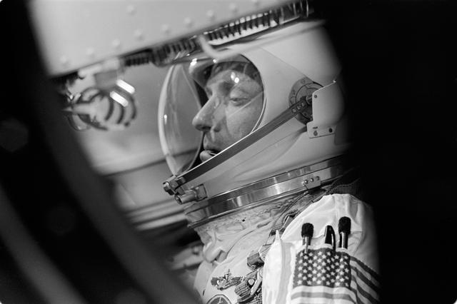 NASA image: PRELAUNCH ACTIVITY (GT-6) - ASTRONAUT THOMAS P. STAFFORD - MISC.