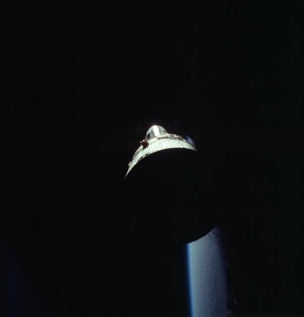 NASA image: View of the Gemini 6 and Gemini 7 rendezvous