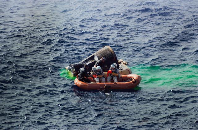 NASA image: GT-7 RECOVERY