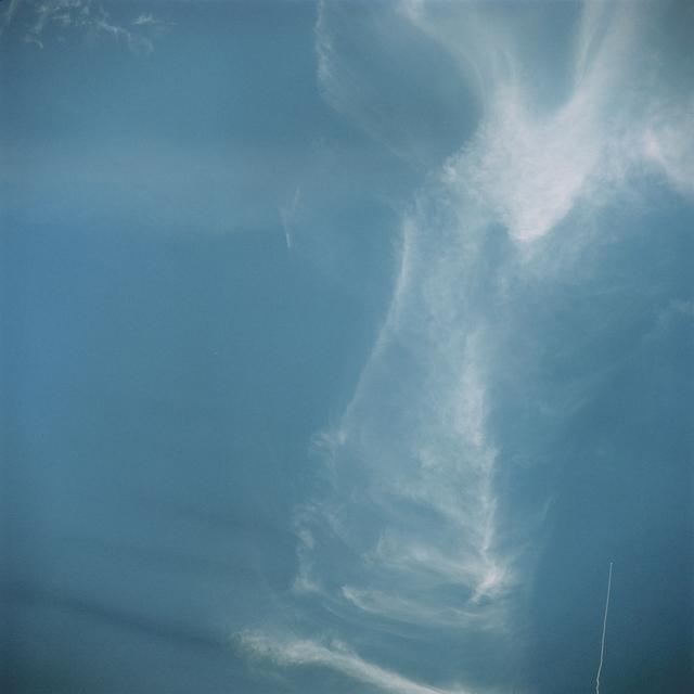 NASA image: Polaris, underwater launch off Florida as seenn from Gemini 7